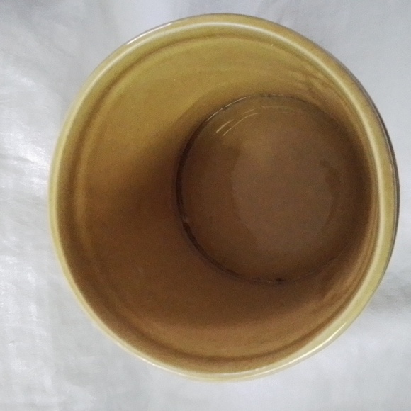 Vintage Los Angeles Potteries Yellow Ceramic Lidded Canister - Picture 4 of 8